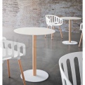 WHITE COMPACT TABLE HPL TOP #9