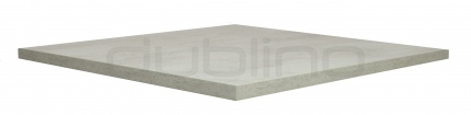 Blat de masa pentru interior - KCS DECOR TABLE TOP WHITE CHROMIX 80X80 CM