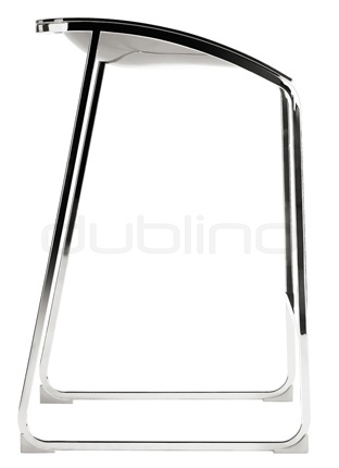 Scaun de bar cu schelet din metal și cu coajă de șezut din material plastic - PEDRALI AROD
