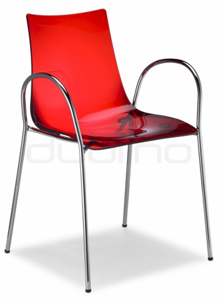 BC 2605 ZEB Scaun policarbonat, în diferite culori - BC ZEB ARMCHAIR