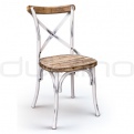 Scaune metalice, scaune din aluminiu - DL CROSS WHITE