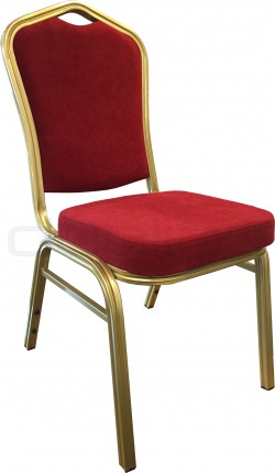 Scaun pentru evenimente si conferinta - DL PRESTIGE GOLD/ RED