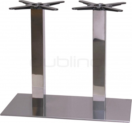 Baza dubla de masa din inox cu picioare reglabile - P 7092 INOX