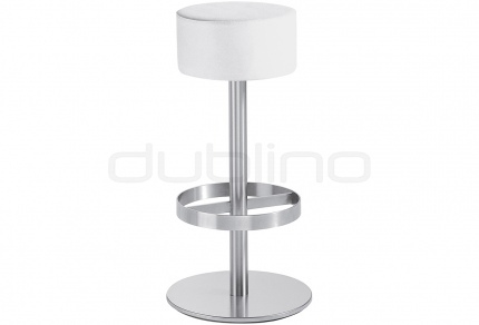 Scaun de bar cu cadru din crom tapitat cu piele ecologica - PEDRALUI TX SG
