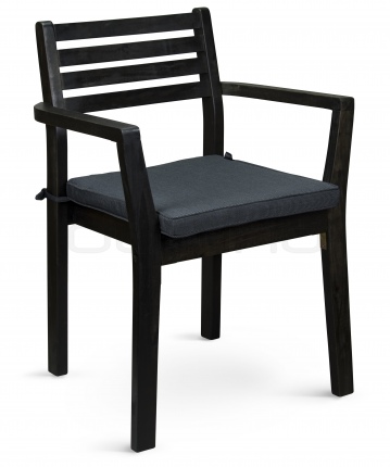 Scaun terasă din salcâm - DL MALDIV DARK GREY
