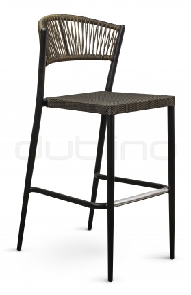 Scaun bar rattan sintetic pentru spațiul exterior - DL IBIZA BS