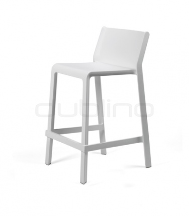 Scaun mini din plastic, pentru spațiul exterior - NARDI TRILL STOOL MINI