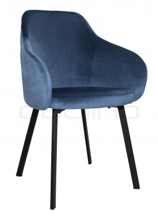 Scaun restaurant tapițat - DL LAVITTA BLUE