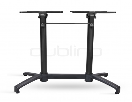 Bază de masă dubla mecanica din aluminiu antracit - DL 5046