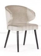 Scaun dining pentru interior tapitat cu stofa bej - AT SPARTA BEIGE